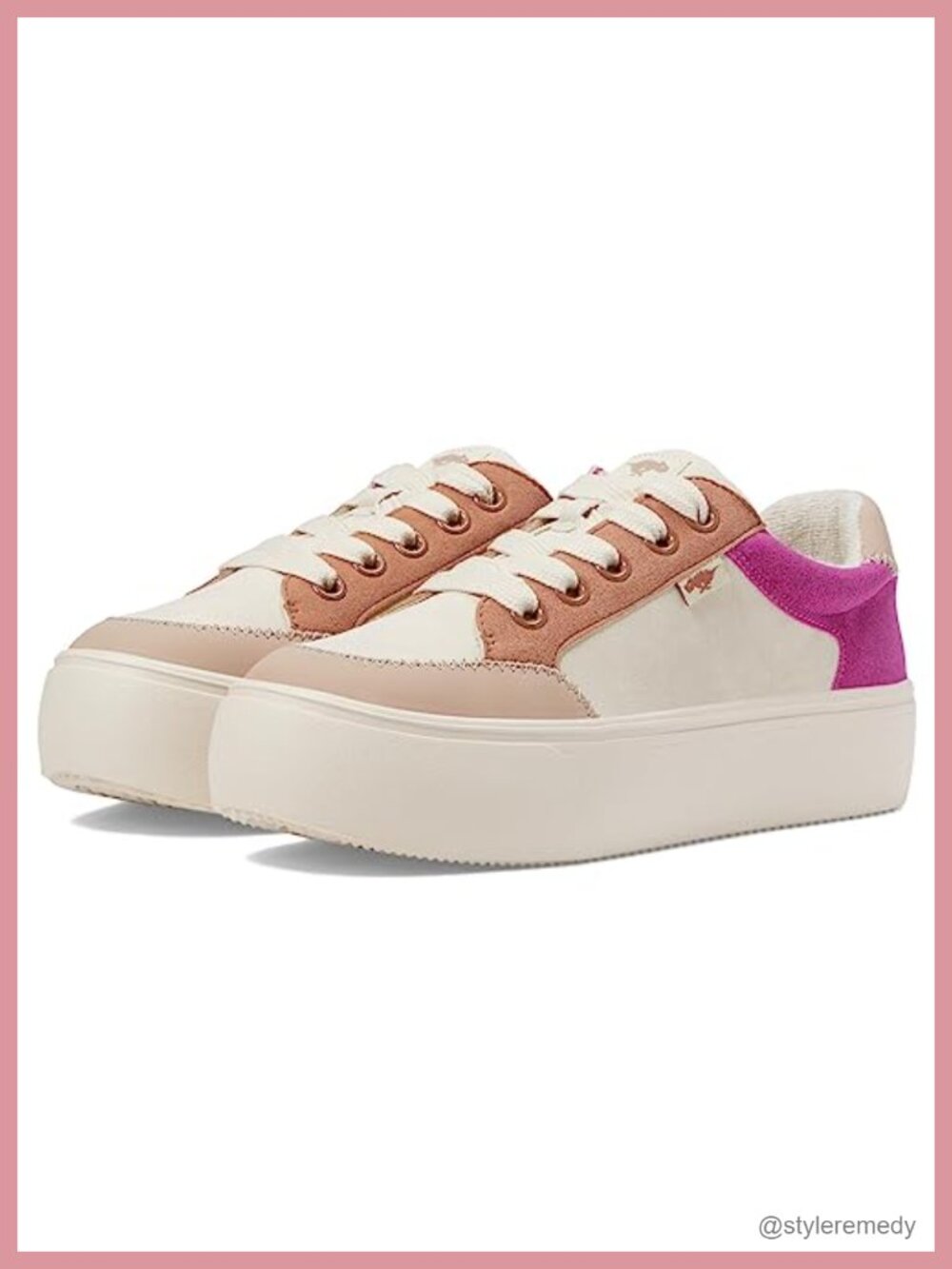 Faux Suede Comfort Platform Sneaker Lace Up Skate Style